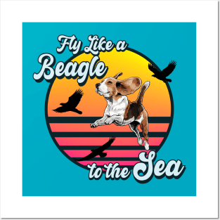 Fly Like a Beagle Posters and Art